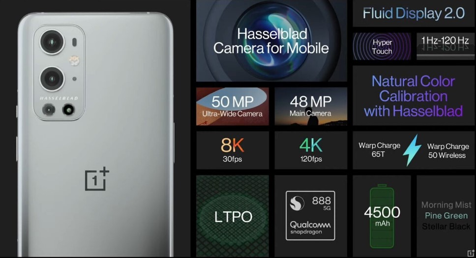 OnePlus 9 Pro ön