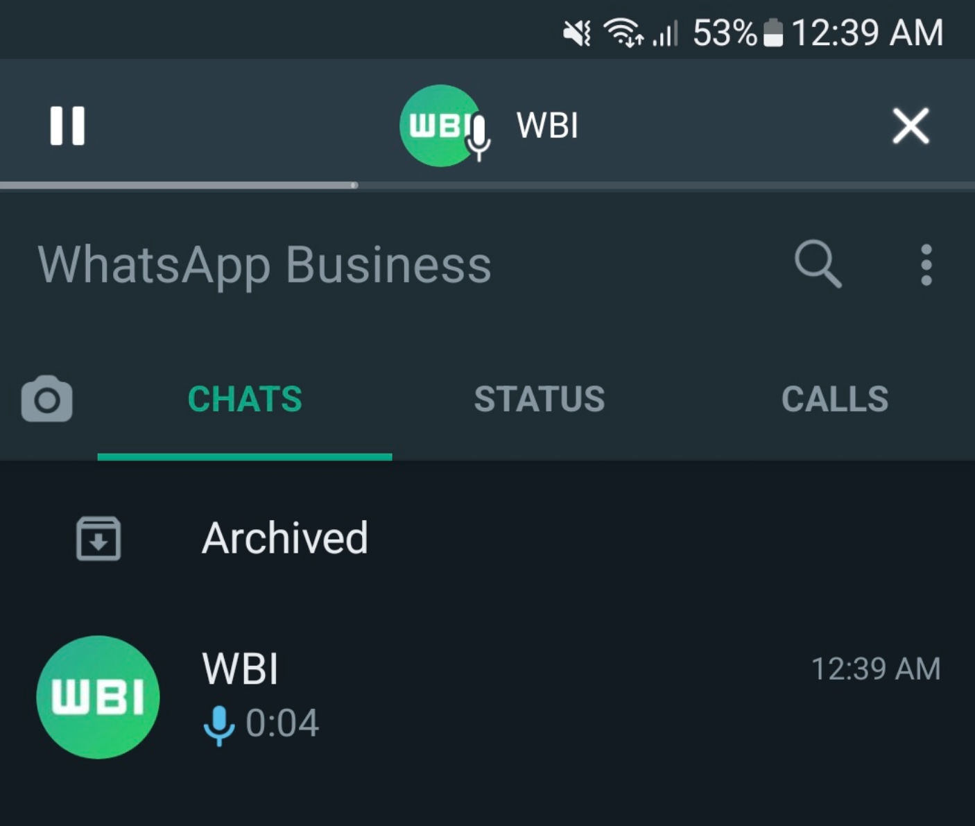 Whatsapp küresel ses oynatıcı