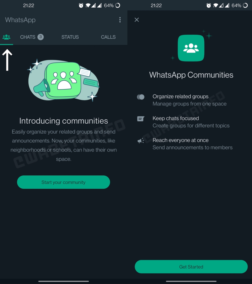 Whatsapp topluluklar özelliği