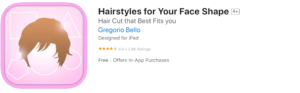 hairstyles for your face shape ücretsiz uygulama