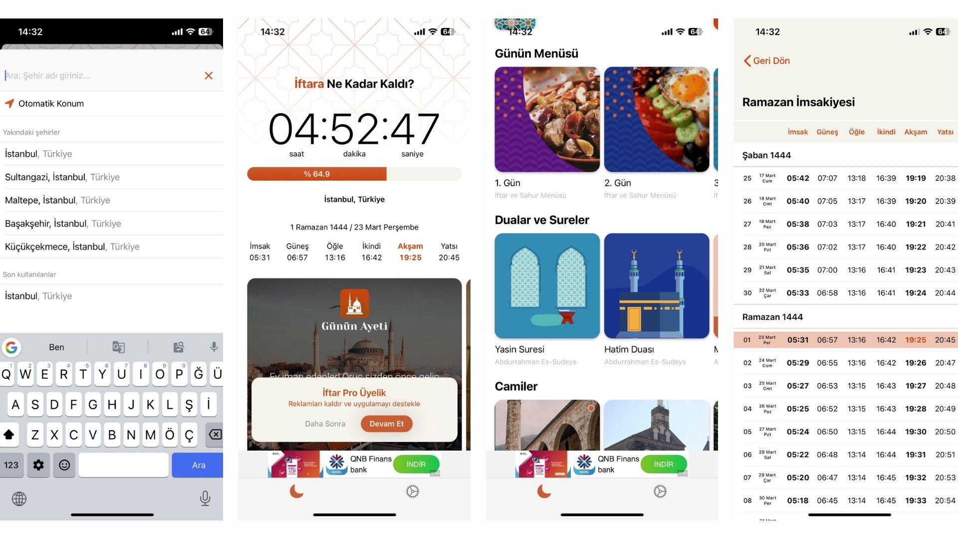 iftara ne kadar kaldı Ramazan ayında kullanmanız gereken mobil uygulamalar!